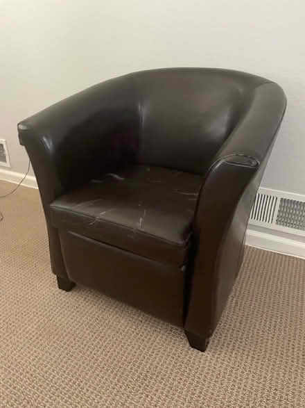Photo of free Faux leather club chairs (Pleasanton, Ca) #1