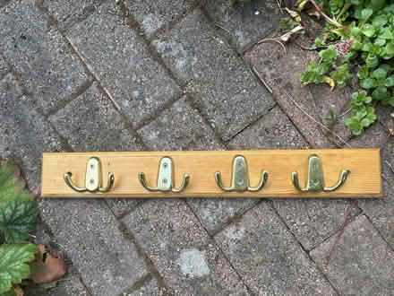 Photo of free Coatrack - pine & metal (Horn's Mill SG13) #1