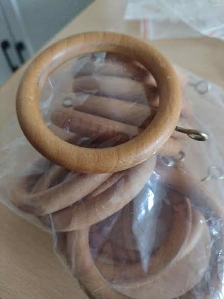 Photo of free Curtain rings/ hoops (Brunswick BN3) #1