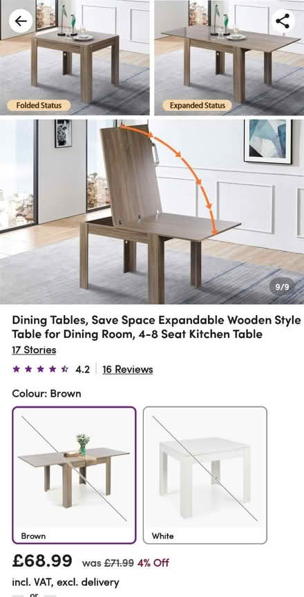 Photo of free Extendable dining table (UB5) #4