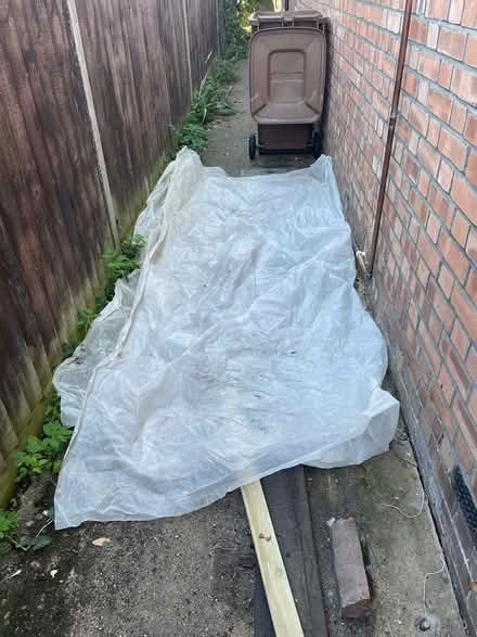 Photo of free Large dust sheet/wood pile cover (BuryStEds IP33) #1