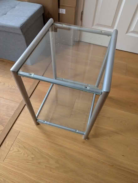 Photo of free glass bedside table (Bexleyheath DA6) #1