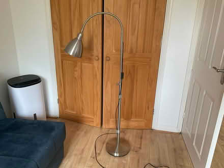 Photo of free Brushed aluminium floor lamp (Seaford BN25) #1