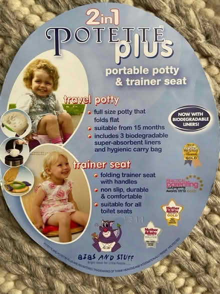 Photo of free Potette Plus travel potty/loo seat (Maze Green Road) #3