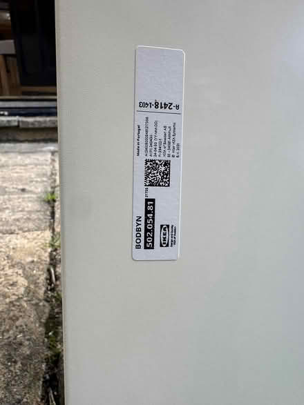 Photo of free IKEA bodbyn kitchen door 60 x 80 cm (Standen park house) #2