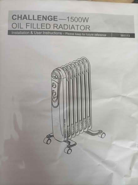 Photo of free Oil filled heater (Gosport PO13. BRIDGEMARY) #2
