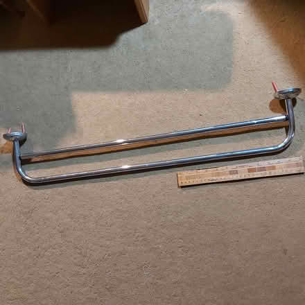Photo of free Chrome towel rail (Ramsden Heath CM11) #1