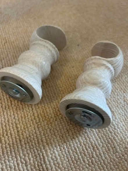 Photo of free Wooden curtain pole (Hitchin) #3