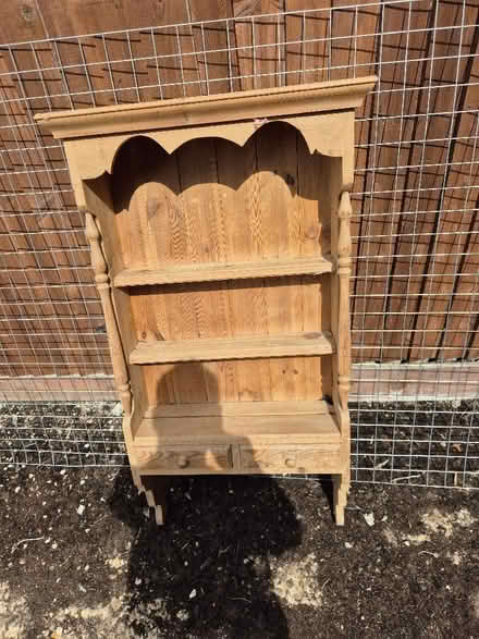 Photo of free Pine wall shelf unit (Holmer Green HP15) #1