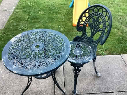 Photo of free Bistro table and 1 chair (Greater Leys OX4) #1