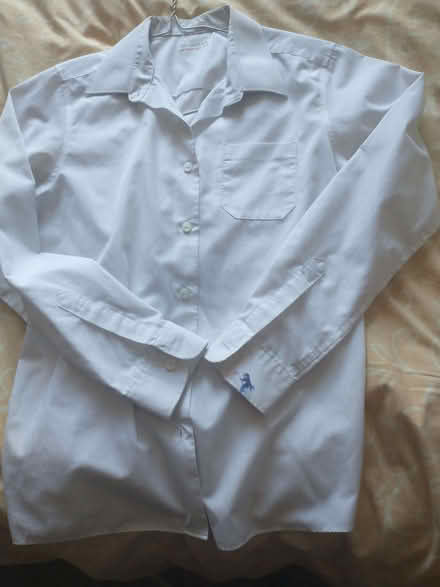 Photo of free White long sleeve school shirt (Wood Green N22) #1