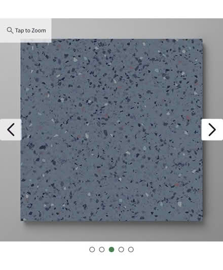 Photo of free Large blue terrazzo floor tiles X2 (Queen's Park BN2) #2