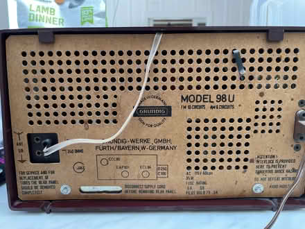 Photo of free Grundig Radio - maybe 1950s-60s (Los Altos) #2