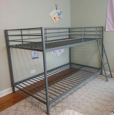 Photo of free Twin over Twin Bunk Bed Frame (Elgin, near Bowes & Nessler) #2