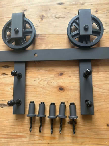 Photo of free Metal sliding door kit for single door (Norton LD8) #1