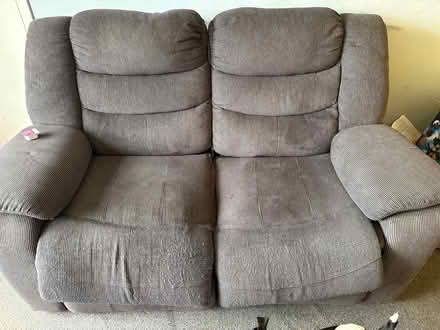 Photo of free 2 x recliner 2 seater sofa (ME15 maidstone) #1