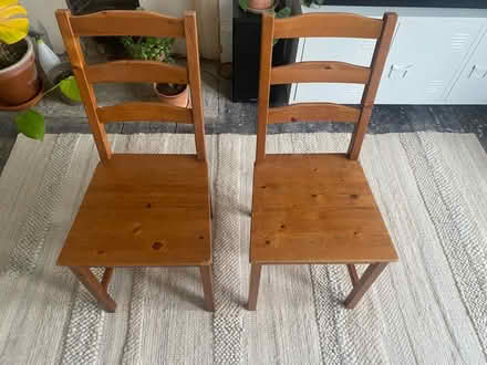 Photo of free 2x old Ikea chairs (Ibrox G51) #1