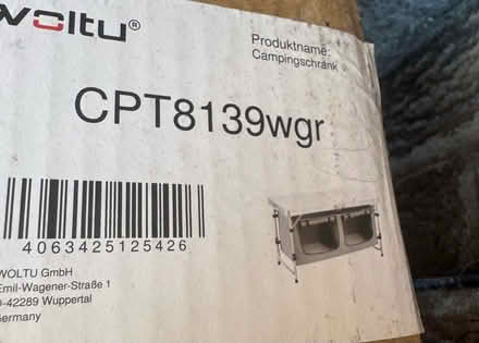 Photo of free Camping table with storage (NEW) (Wadsley Bridge S5 8) #1