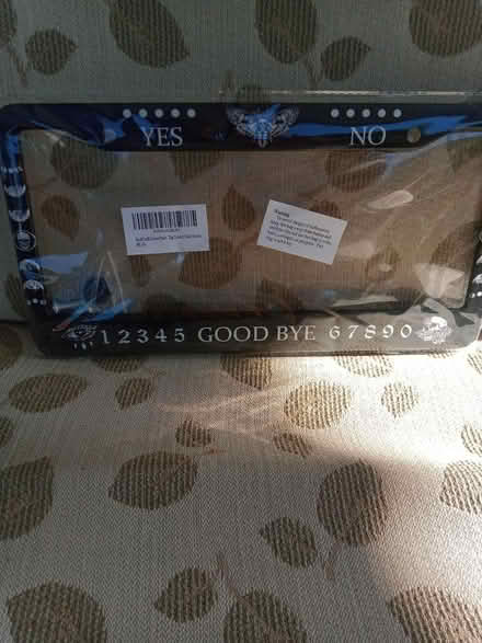 Photo of free Goth license plate holder (Mt Rainier MD) #1