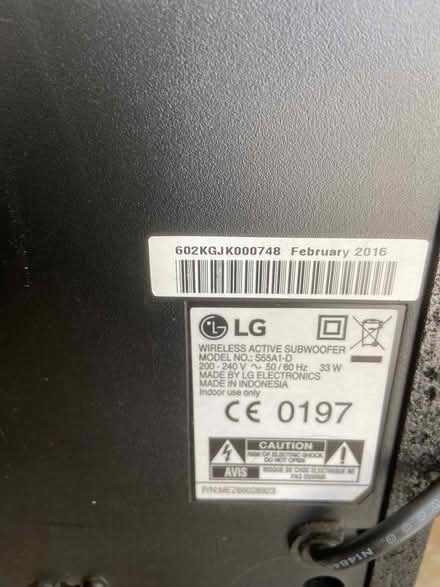 Photo of free LG speaker (Keynsham) #1