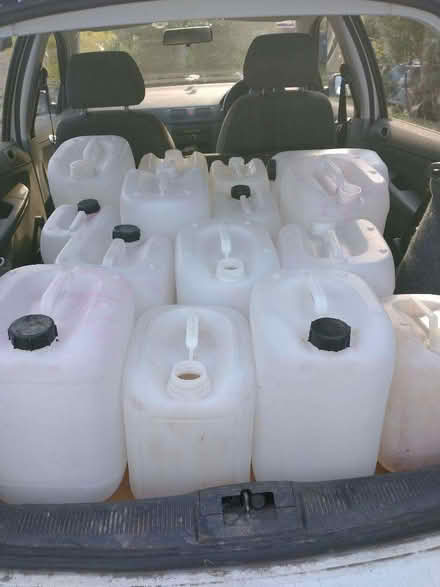 Photo of free Plastic jerry cans for garden / allotment / animal use (Castlemorton Common WR13) #1