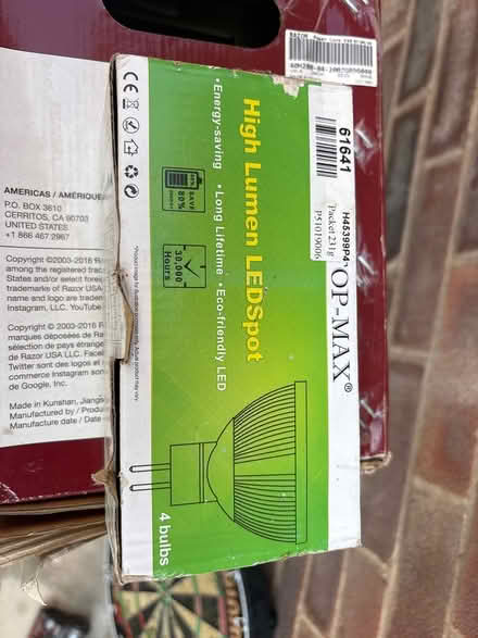 Photo of free LED gu10 x4 bulbs (B92 Hampton in Arden) #1