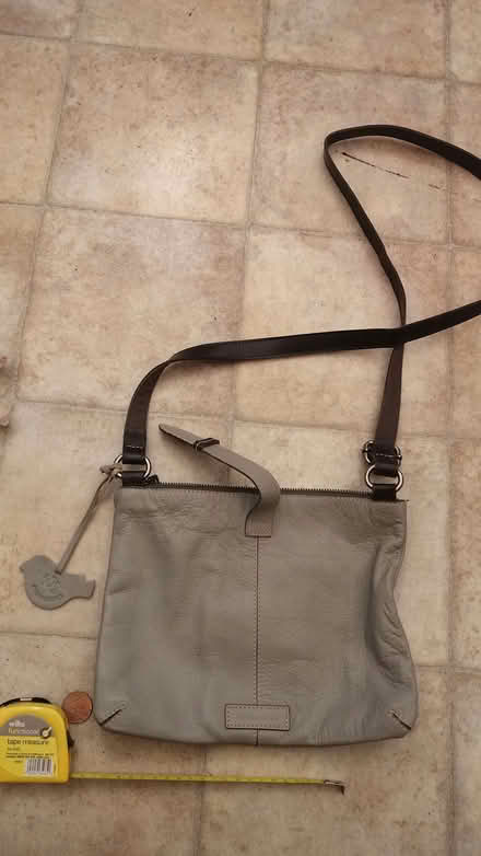 Photo of free handbag, slim grey (Crosspool S10) #1