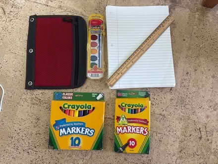 Photo of free school supplies (Interbay, Seattle) #1