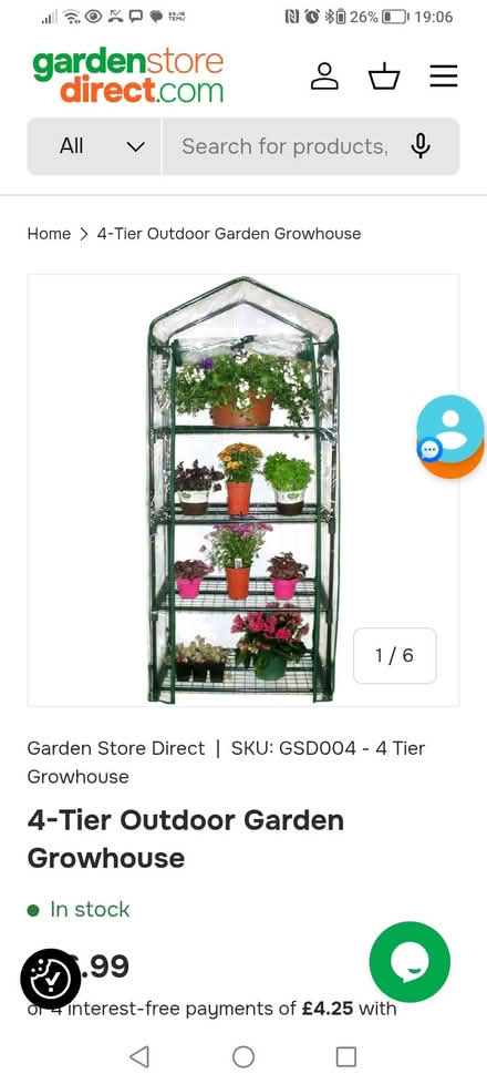 Photo of free 4 shelf mini greenhouse (Newcastle ST5) #1