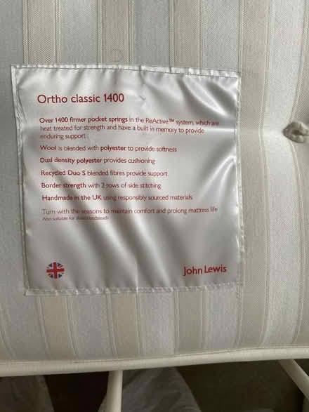 Photo of free small double mattress (SW15) #1