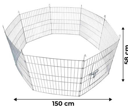 Photo of free Hexagonal Rabbit/Guinea Pig Run (Maltby Rotherham S66) #2