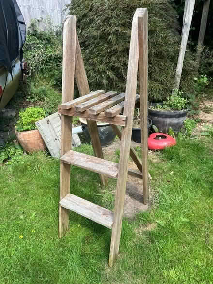 Photo of free Handmade wooden display ladder (Bidborough TN4) #1