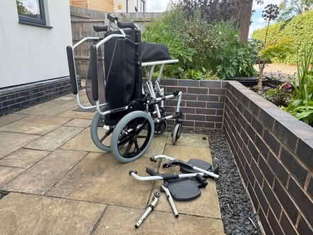 Photo of free Wheelchair (collapsible) (Colwall Stone WR13) #3