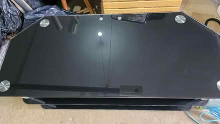 Photo of free Smoked glass and chrome TV stand (BL53YF) #2