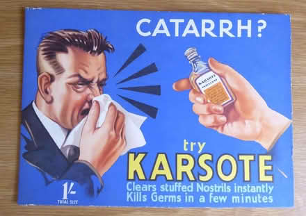 Photo of free Old medical advert (Corfe Mullen BH21) #1