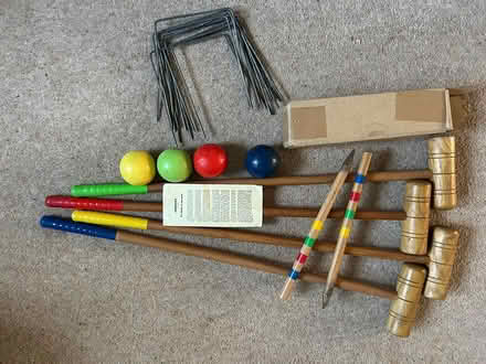 Photo of free Garden croquet set (Great Bromley CO7) #3