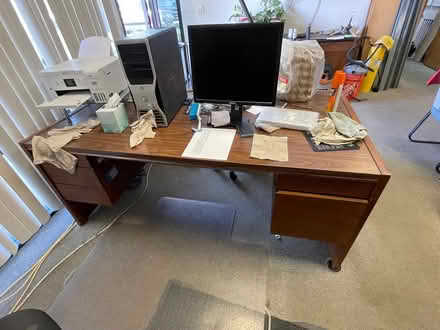 Photo of free DESKS, credenzas, conference table (16315 Vineyard Blvd) #3