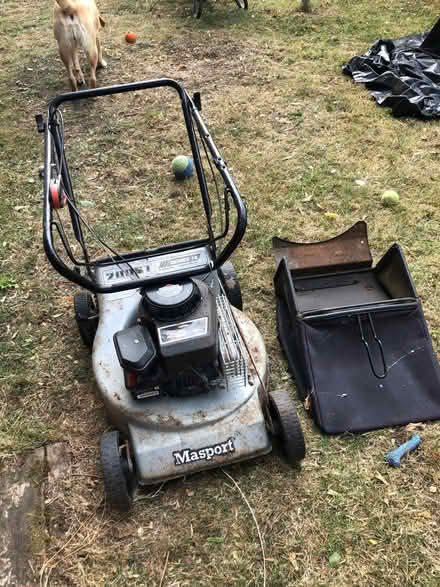 Photo of free Petrol mower (Barnard's Green WR14) #1
