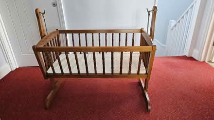 Photo of free Solid wood crib (Wigmore, Gillingham) #1