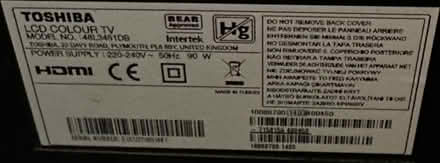 Photo of free Toshiba 48” tv - SPARES OR REPAIR (Ashford TW15) #2