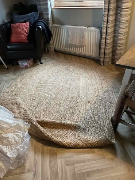 Photo of free LARGE Natural hessian rug (Kendal LA9) #1