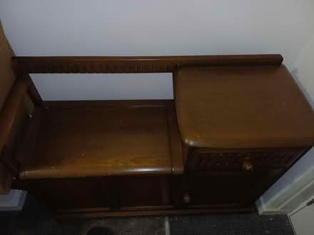 Photo of free Seat with drawer (BD3 Otley Road Bradford) #1