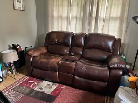 Photo of free Double recliner (Somerset near Franklin Blvd) #3