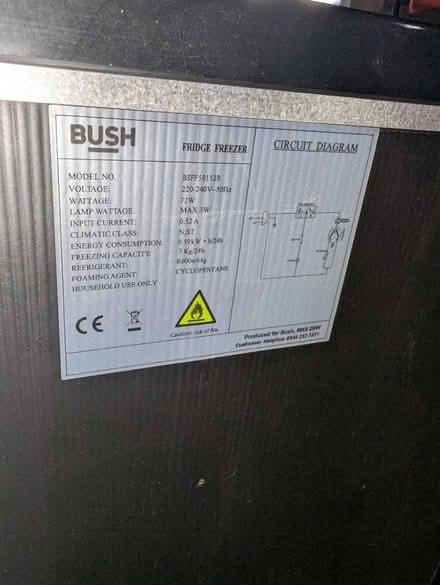 Photo of free Fridge freezer (Harmans Water RG12) #3