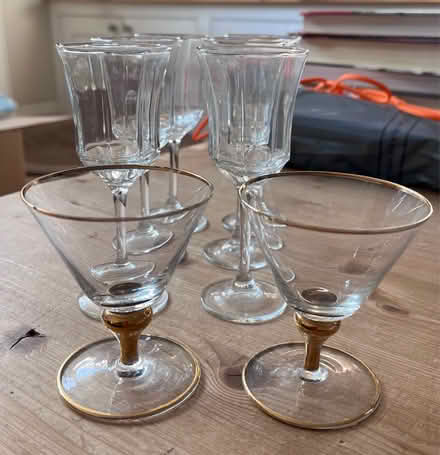 Photo of free 8 glasses (TW12 - Hampton Hill) #1