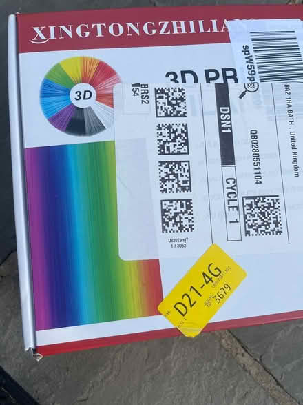 Photo of free Crystal clear 3D printing filament (BA2) #3