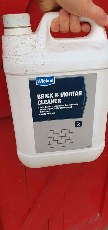 Photo of free Brick & mortar cleaning fluid (Wokingham RG40) #1