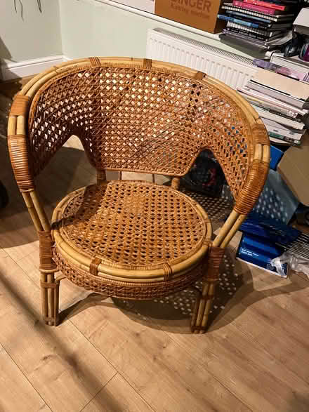 Photo of free Wicker chair (Finchampstead RG40) #2