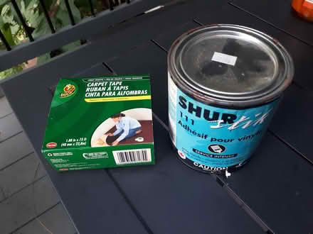 Photo of free Carpet tape and vinyl adhesive (Gatineau J8X2Z4) #1
