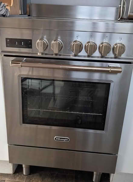 Photo of free Oven with damaged induction hob DeLonghi stainless steel (Rufford L40) #1